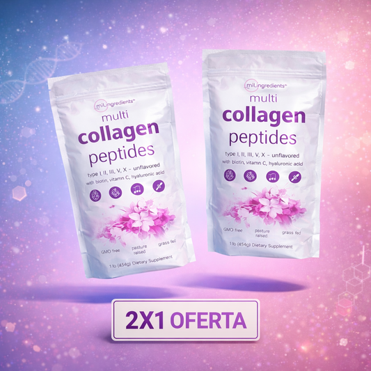 2X1 OFERTA 🎁: Multi Collagen Peptides® Edición Original USA ⭐ – Piel Firme y Brillante, Uñas Fuertes y Cabello Saludable