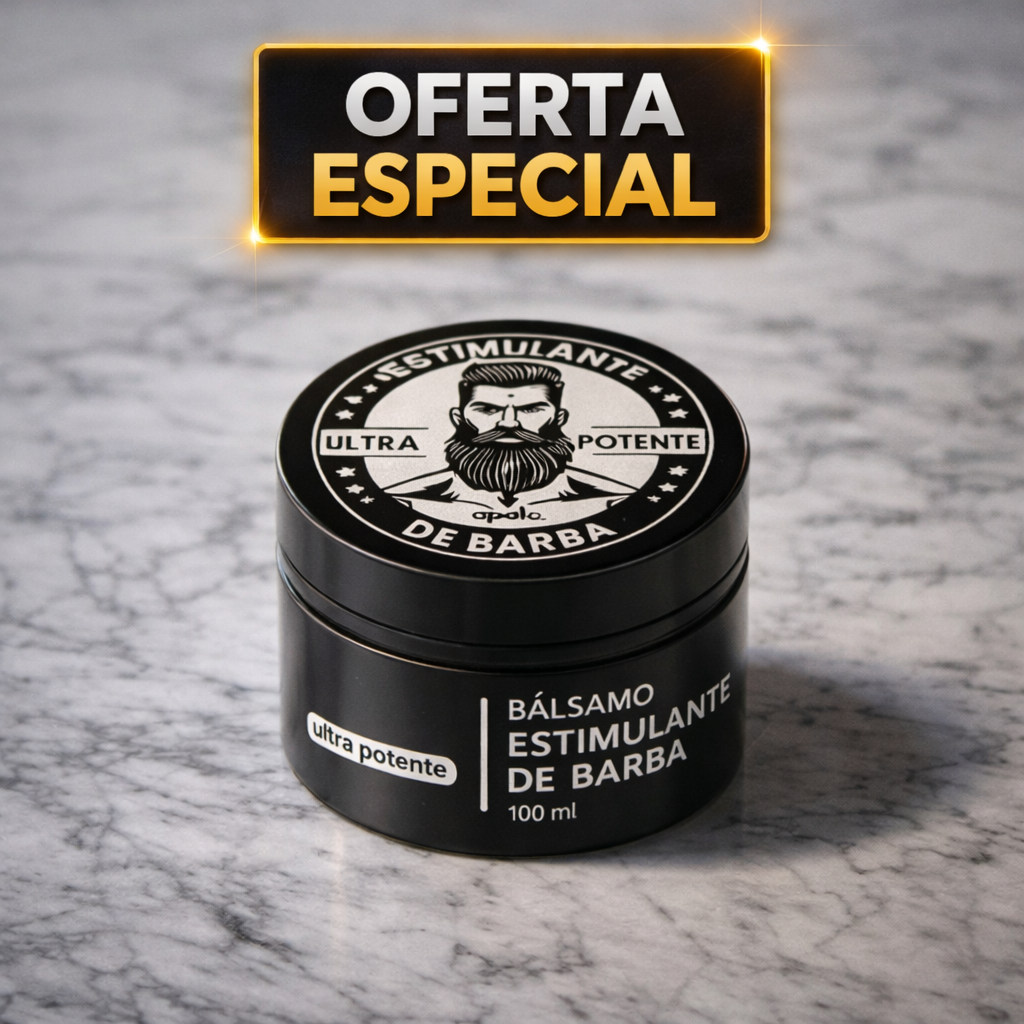 Oferta Especial: Estimulante de Barba Apolo - Mejora el Crecimiento y Densidad de tu Barba