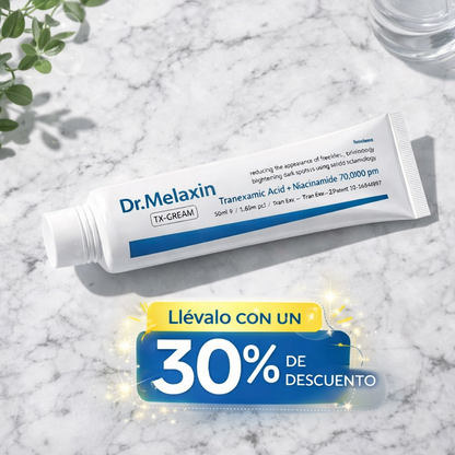 🎁 Dr. Melaxin TX-Cream™ | Tono Uniforme y Piel Más Radiante