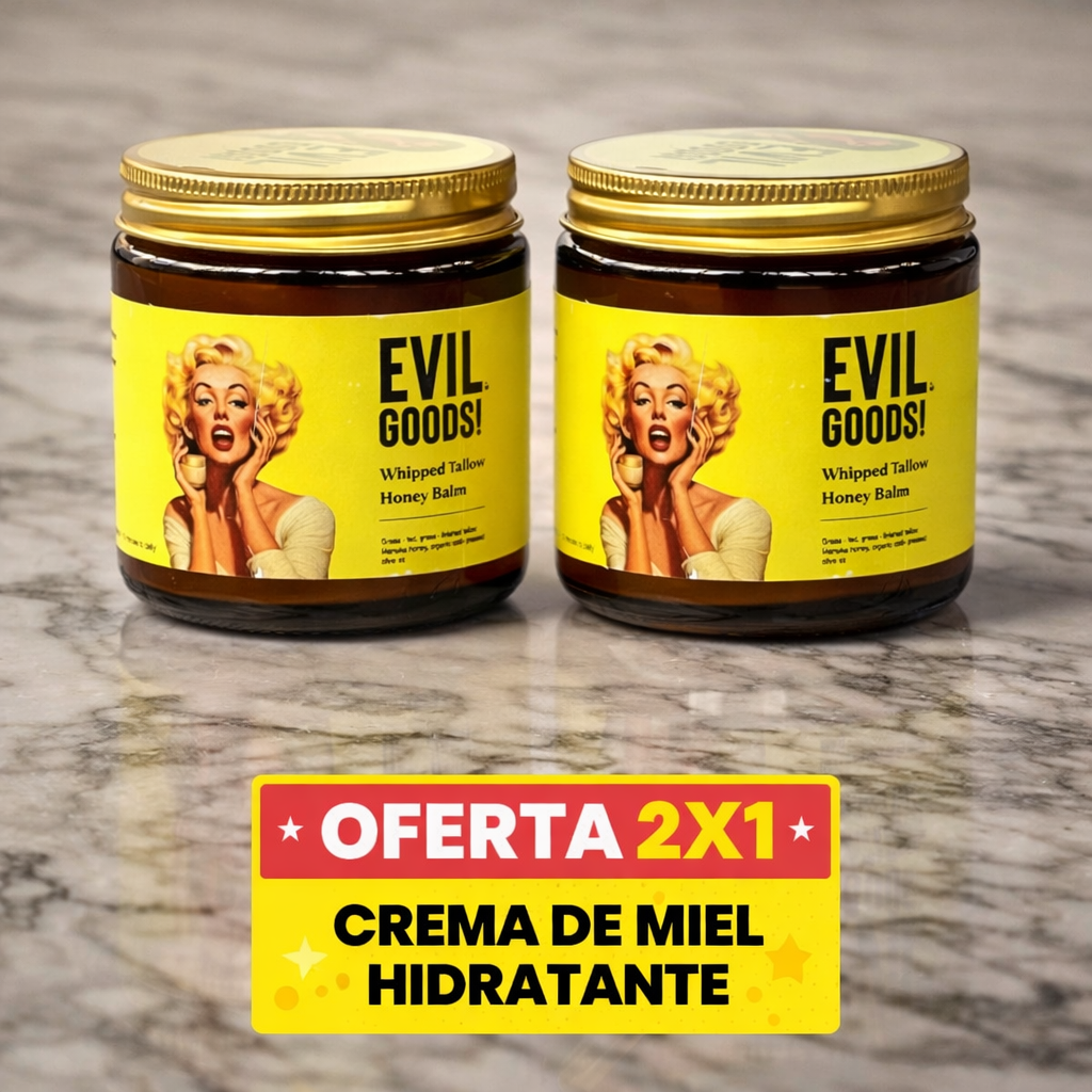 OFERTA 2X1 🎁 Evil Goods: Sebo de Res Original USA ⭐ – Nutrición intensiva + Mejora elasticidad + Piel más joven y luminosa