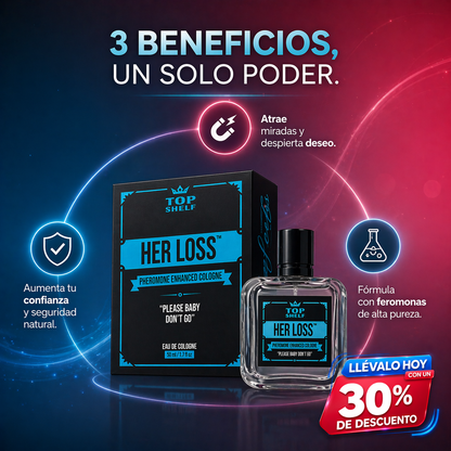 Oferta: TopShelf™ Her Loss - Despierta tu atracción natural con feromonas de alta pureza