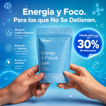 Neuro Gum™ — Energía y Enfoque Cuando Más lo Necesitas
