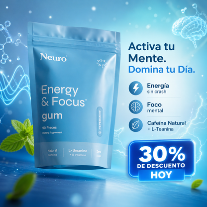 Neuro Gum™ — Energía y Enfoque Cuando Más lo Necesitas