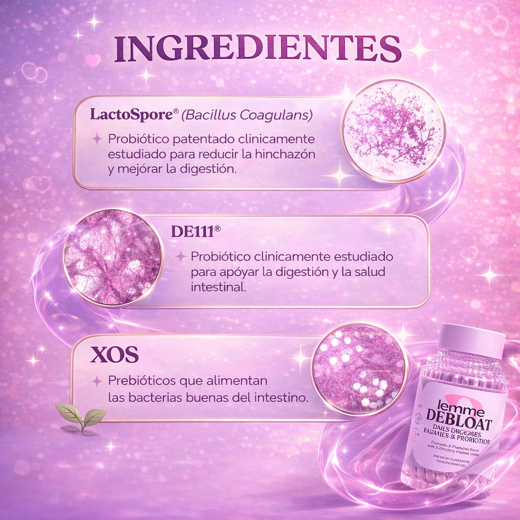 🎁 Lemme Debloat Original USA ⭐ – Reduce Hinchazón + Mejora la Digestión + Más Comodidad Después de Comer