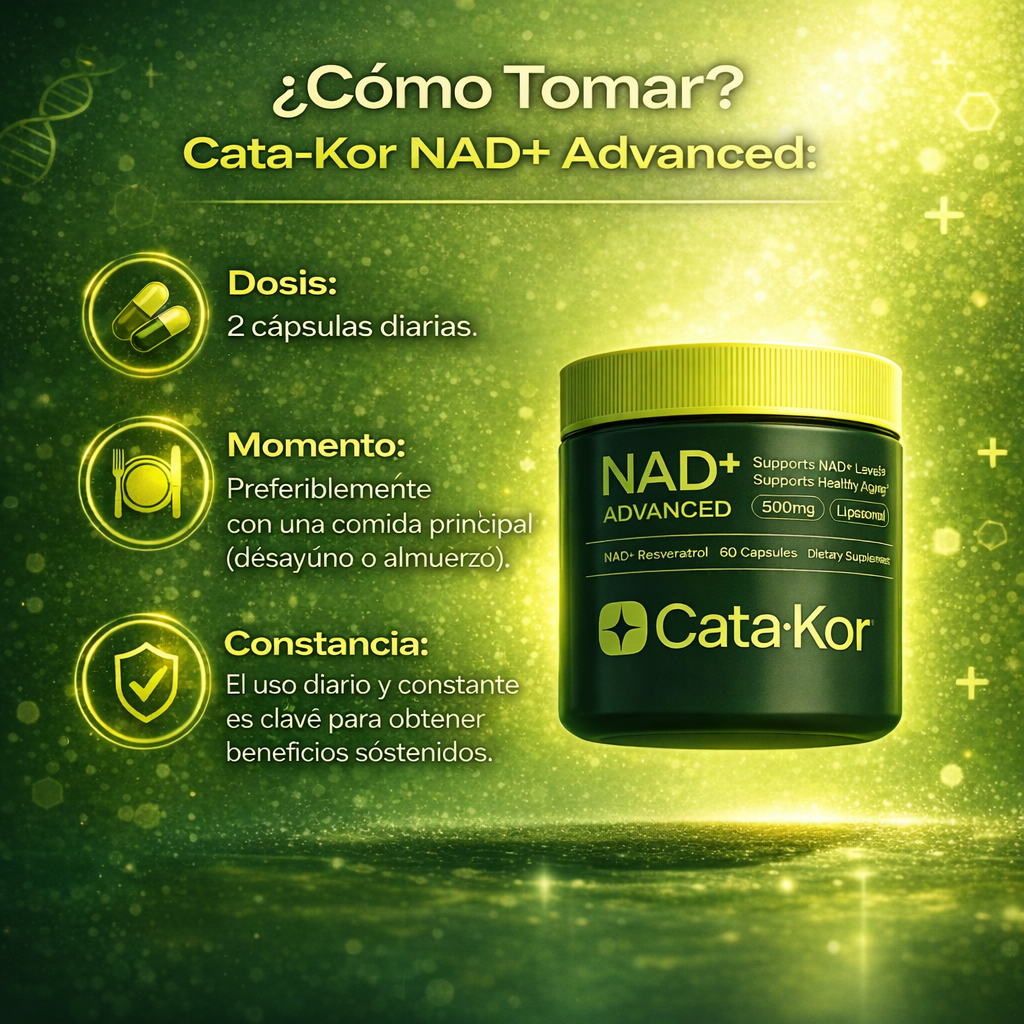 NAD+ Advanced CataKor™: Fórmula avanzada para tu mejor versión