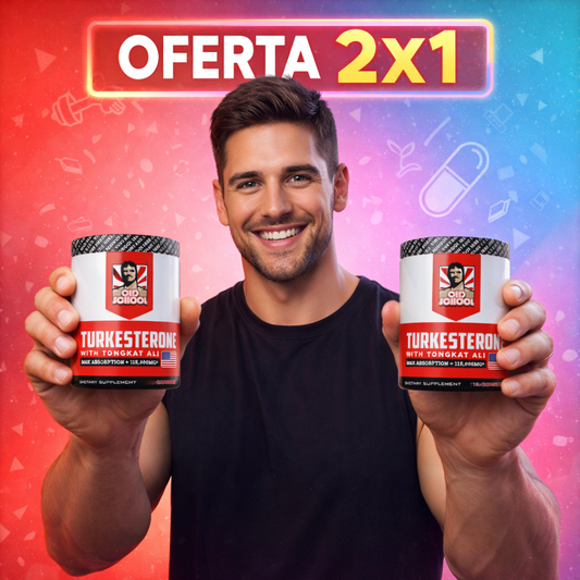 2X1 OFERTA LIMITADA 🔥 Old School™ Turkesterone – Energía y Enfoque para tu Rutina