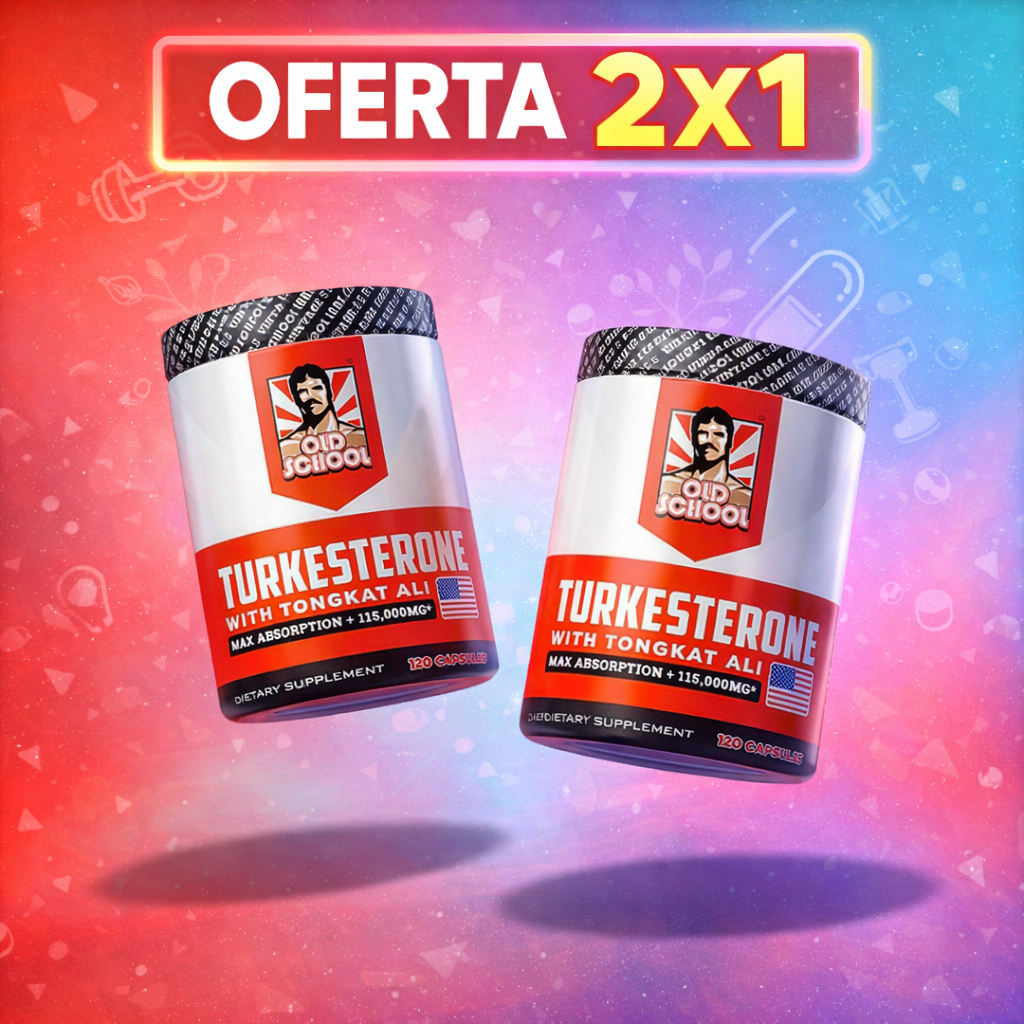 2X1 OFERTA LIMITADA 🔥 Old School™ Turkesterone – Energía y Enfoque para tu Rutina