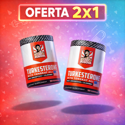 2X1 OFERTA LIMITADA 🔥 Old School™ Turkesterone – Energía y Enfoque para tu Rutina