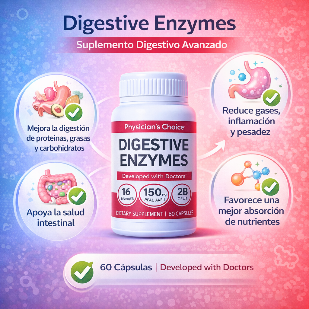 OFERTA Especial 2X1 Enzimas Digestivas: Menos Inflamación, Mejor Digestión