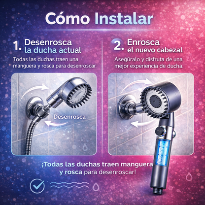 AquaForce Pro™: Reduce el estrés y mejora tu higiene con una ducha.